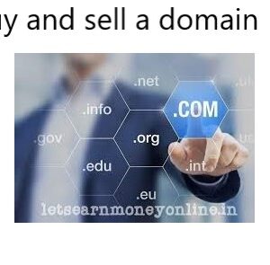 Buy and sell a domain