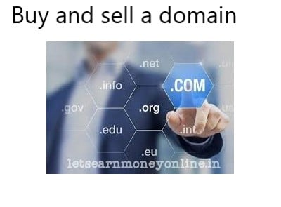 Buy and sell a domain